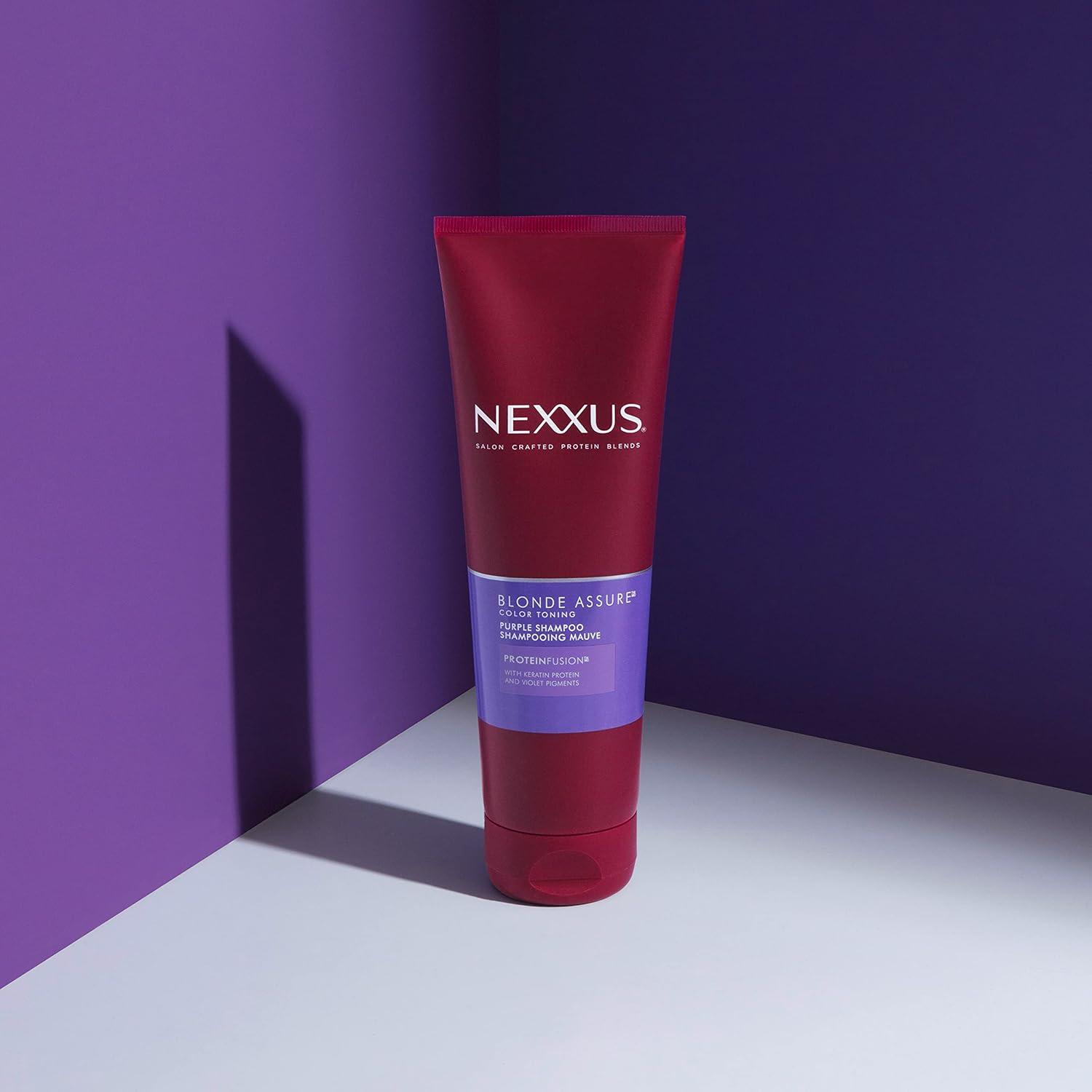 image:imageNexxus Blonde Assure Purple Shampoo For Blonde Hair Color Care Shampoo Keratin Protein 85 oz85 Fl Oz Pack of 1