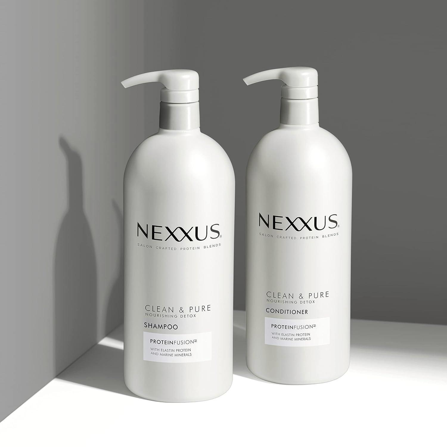 image:imageNexxus Clean and Pure Clarifying Shampoo and Conditioner 2Pack With ProteinFusion for Nourished Hair Paraben Free 338 ozRegimen Set