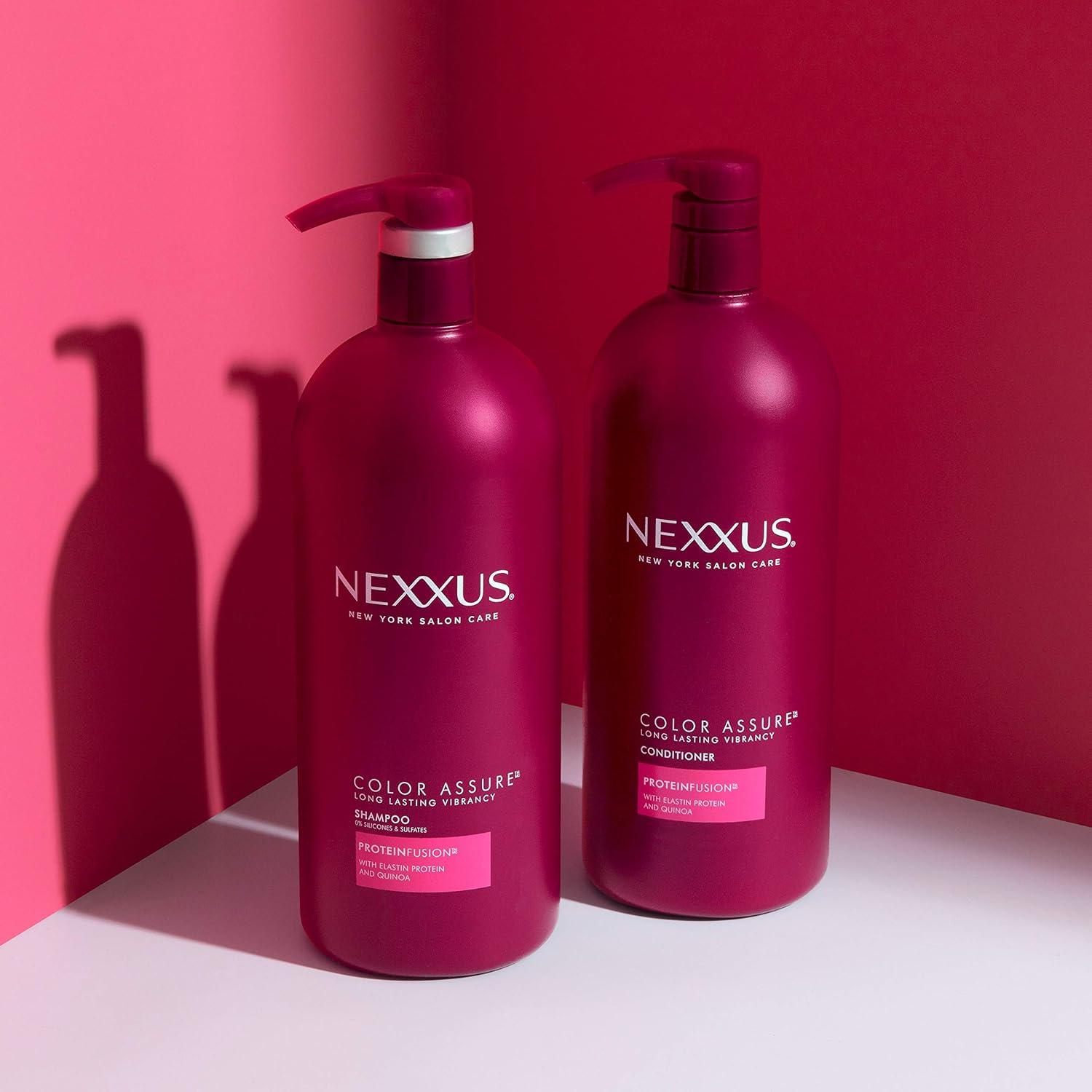 image:imageNexxus Color Assure Shampoo and Conditioner for Color Treated Hair Color Assure Enhance Color Vibrancy for Up to 40 Washes 338 oz 2 Count