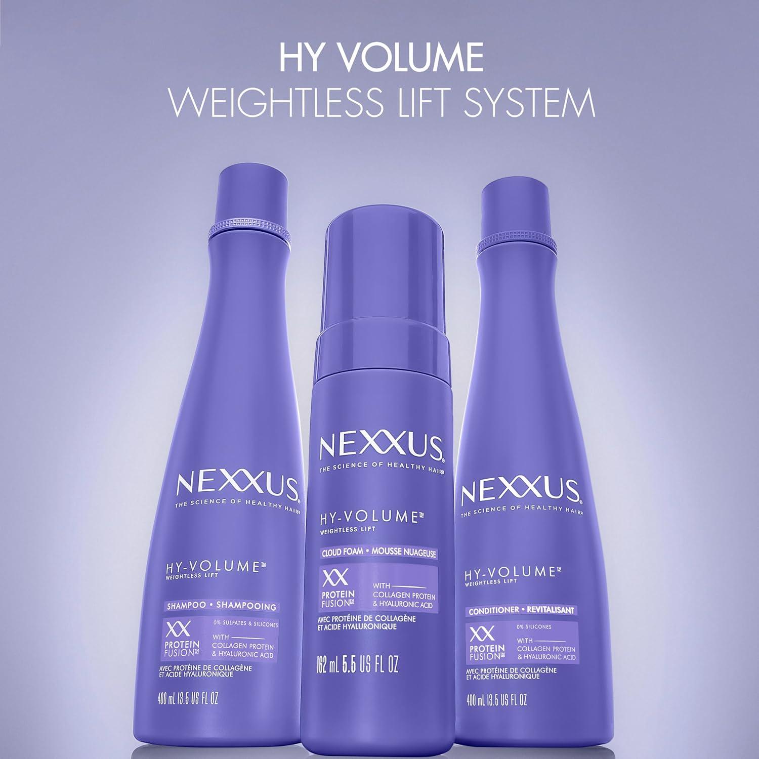 image:imageNexxus HyVolume Weightless Lift Conditioner Protein Fusion with Collagen Protein amp Hyaluronic Acid For Flat amp Limp Hair for 48 Hours of Volume 135 Fl Oz