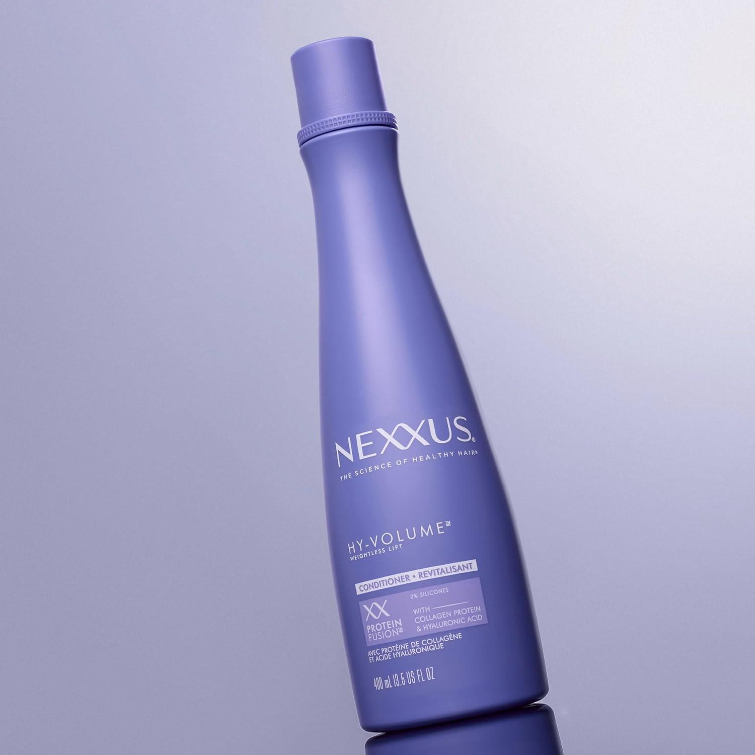 image:imageNexxus HyVolume Weightless Lift Conditioner Protein Fusion with Collagen Protein amp Hyaluronic Acid For Flat amp Limp Hair for 48 Hours of Volume 135 Fl Oz