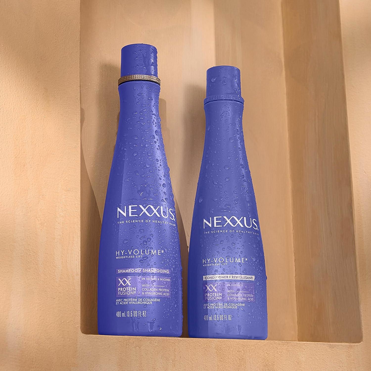 image:imageNexxus HyVolume Weightless Lift Conditioner Protein Fusion with Collagen Protein amp Hyaluronic Acid For Flat amp Limp Hair for 48 Hours of Volume 135 Fl Oz