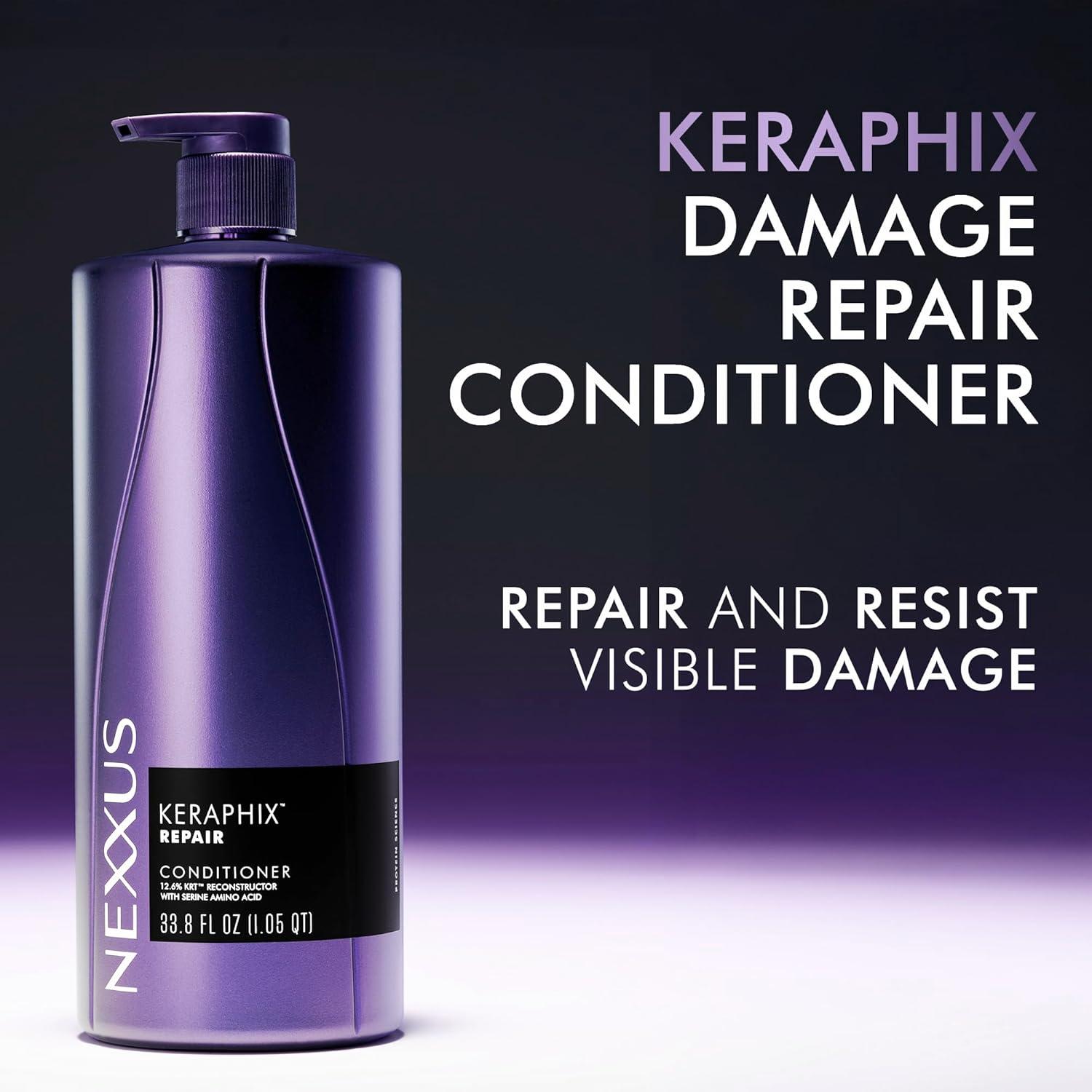 image:imageNexxus Keraphix Conditioner Damage Repair for Damaged Hair Powered by KRT Keratin Resistance Therapy with Liquid Crystal Amino Acids 338 ozFragranced