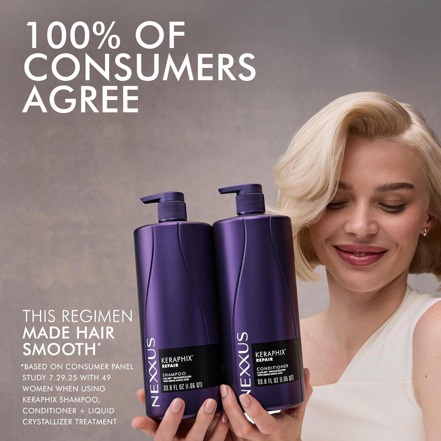 image:imageNexxus Keraphix Conditioner Damage Repair for Damaged Hair Powered by KRT Keratin Resistance Therapy with Liquid Crystal Amino Acids 338 ozFragranced