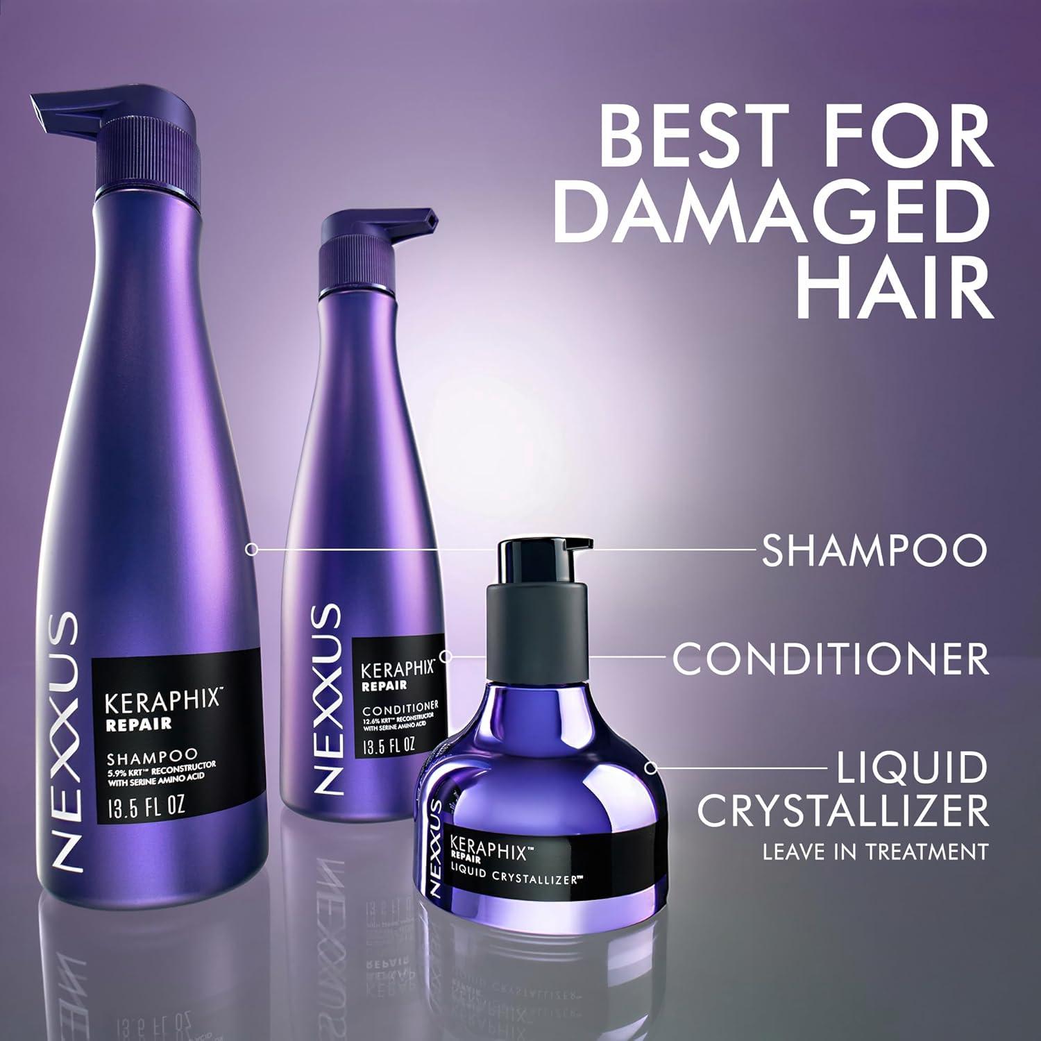 image:imageNexxus Keraphix Conditioner Damage Repair for Damaged Hair Powered by KRT Keratin Resistance Therapy with Liquid Crystal Amino Acids 338 ozFragranced