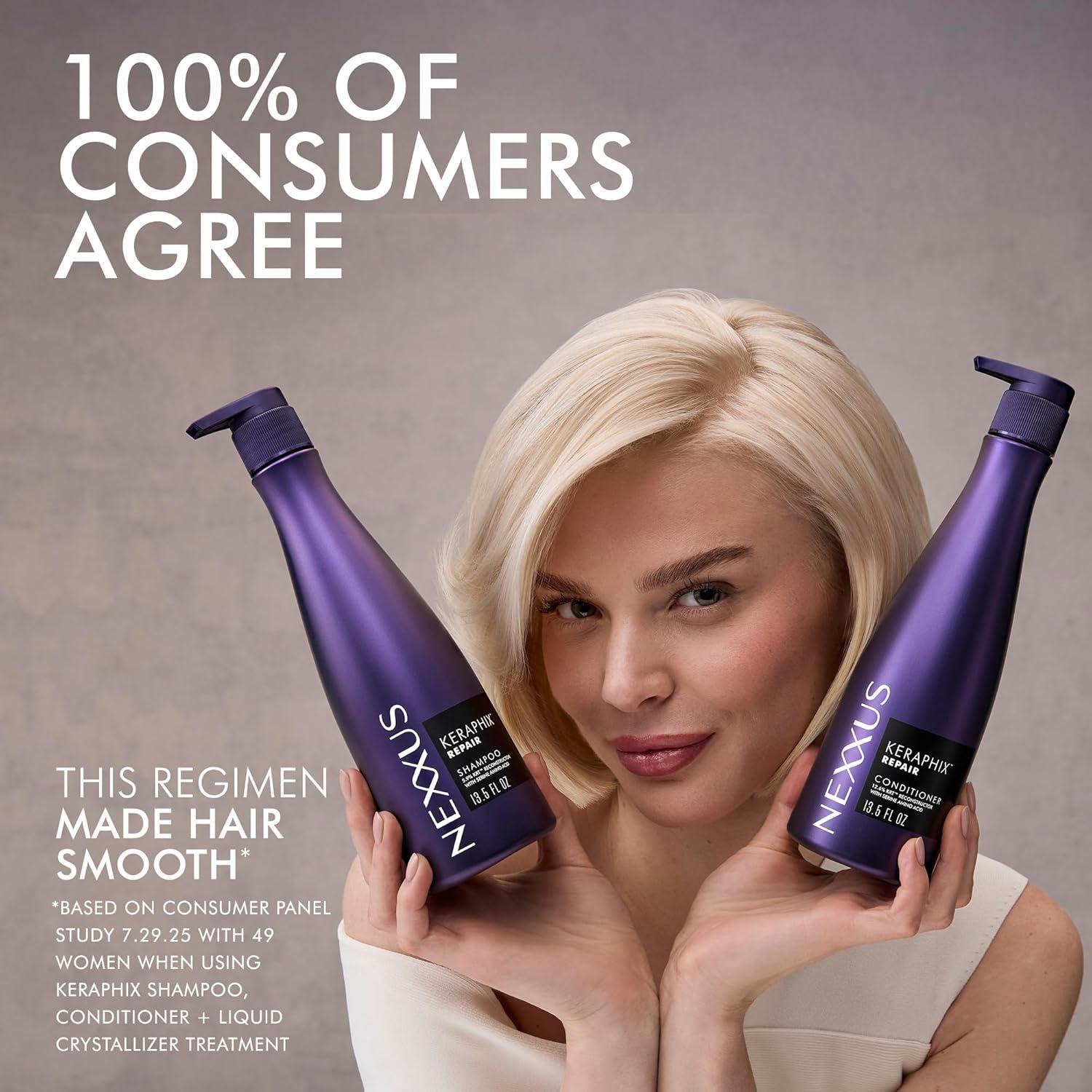 image:imageNexxus Keraphix Conditioner Damage Repair for Damaged Hair Powered by KRT Keratin Resistance Therapy with Liquid Crystal Amino Acids 338 ozFragranced