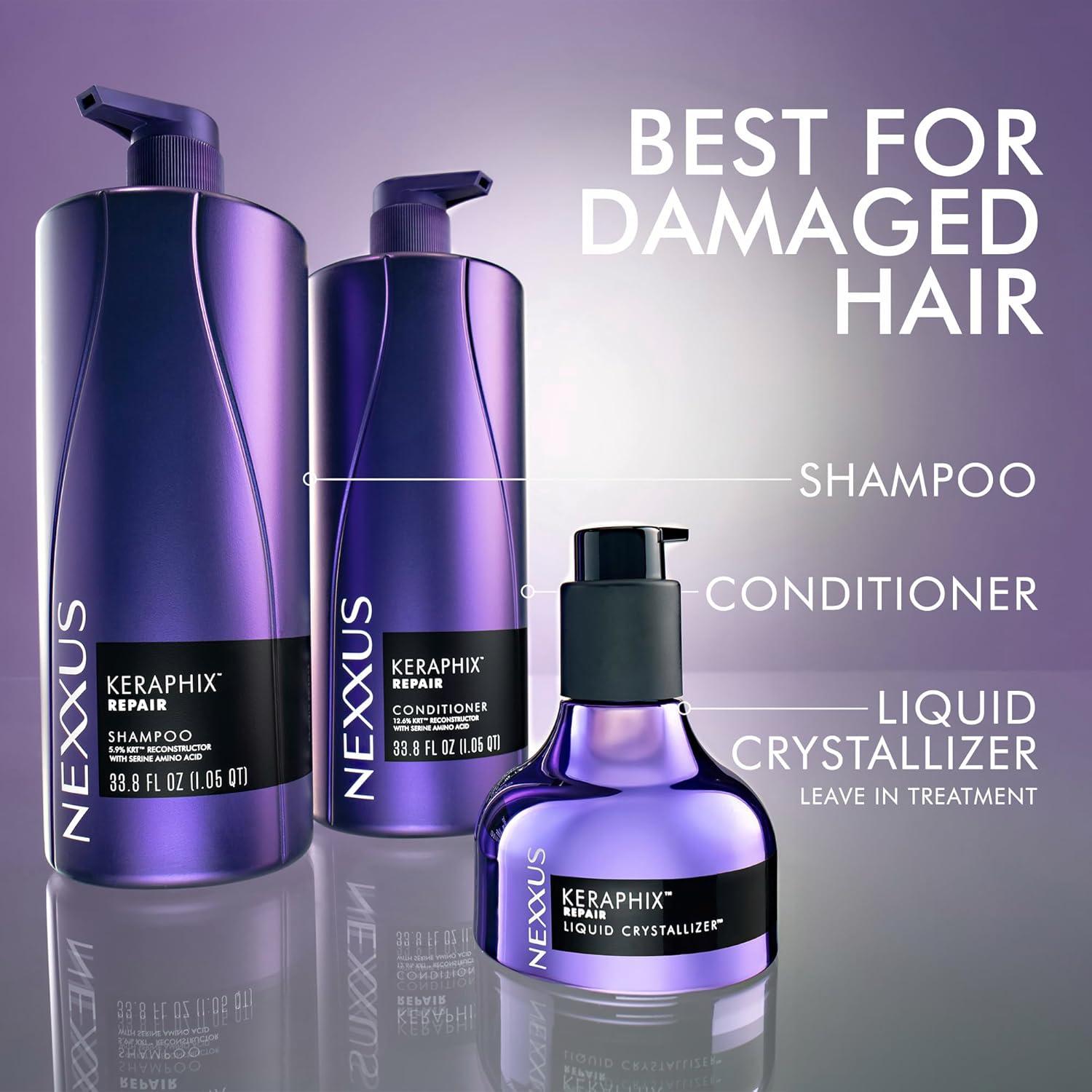 image:imageNexxus Keraphix Conditioner Damage Repair for Damaged Hair Powered by KRT Keratin Resistance Therapy with Liquid Crystal Amino Acids 338 ozFragranced