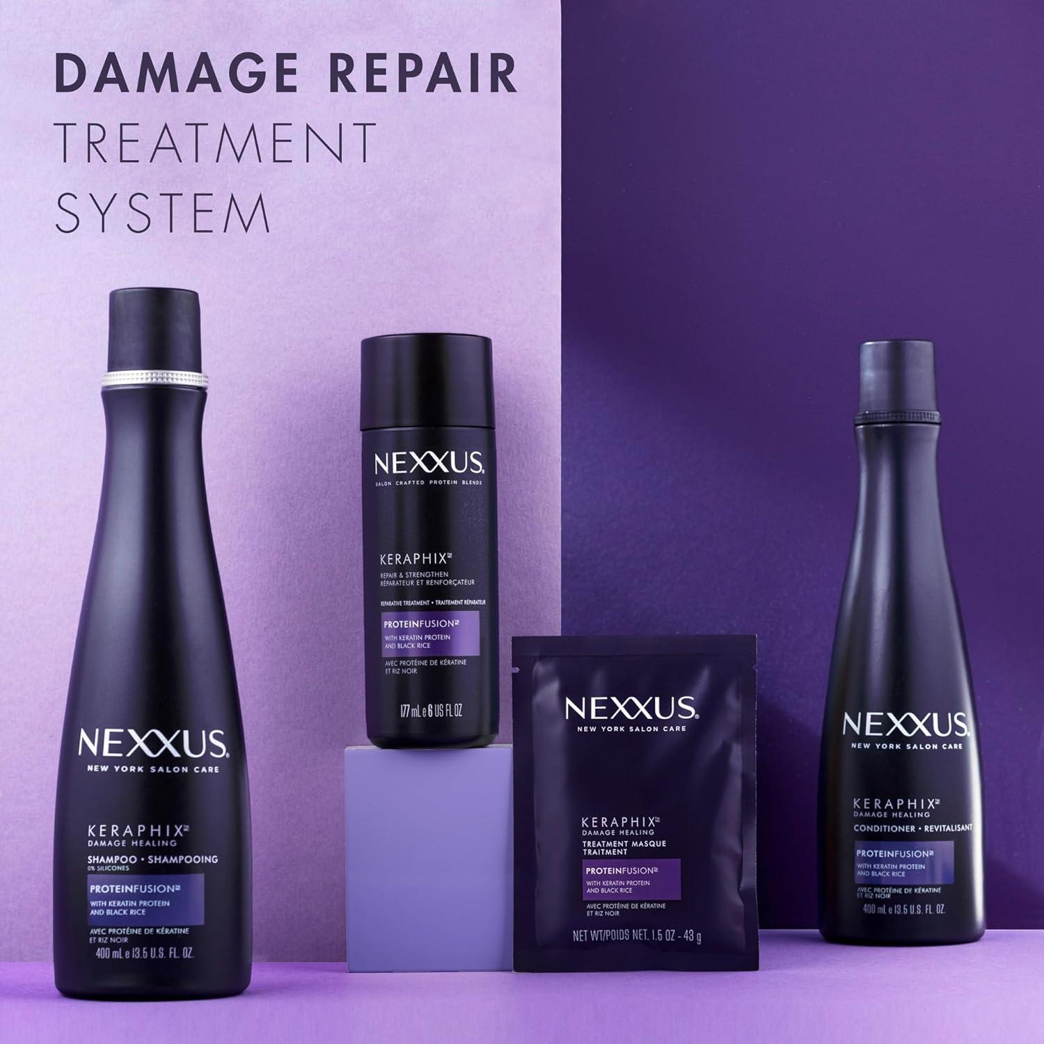 image:imageNexxus Keraphix Damage Repair PreWash Treatment Cream for Damaged Hair With Keratin Protein amp Black Rice 6 oz
