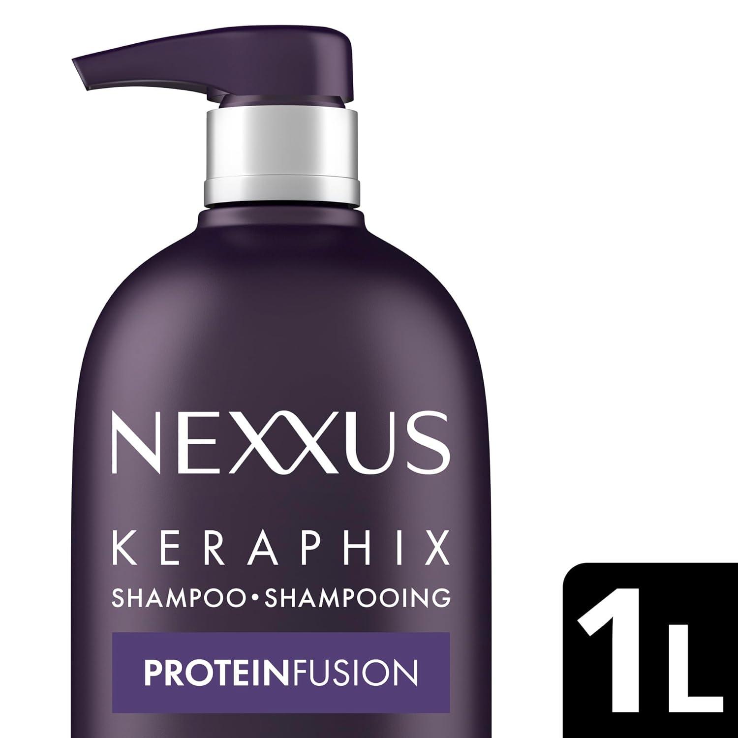 image:imageNexxus Keraphix Shampoo for Damage Repair for Damaged Hair Powered by KRT Keratin Resistance Therapy with Liquid Crystal Amino Acids 338 ozKeratin Protein and Black Rice