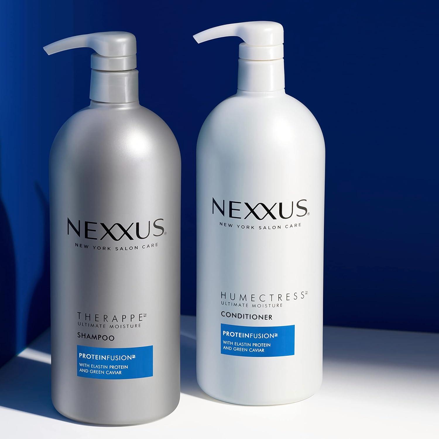 image:imageNexxus Shampoo and Conditioner Therappe Humectress 2 Count for Dry Hair SiliconeFree Moisturizing Caviar Complex and Elastin Protein for thicker and stronger hair 338 ozFragranced