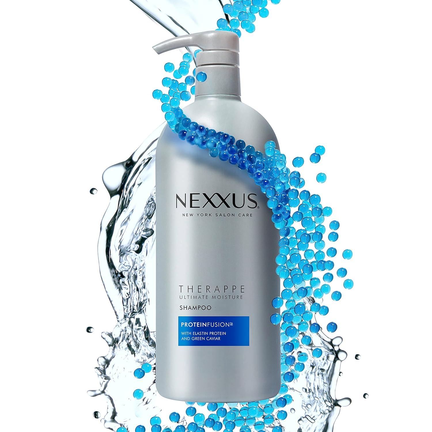 image:imageNexxus Shampoo and Conditioner Therappe Humectress 2 Count for Dry Hair SiliconeFree Moisturizing Caviar Complex and Elastin Protein for thicker and stronger hair 338 ozFragranced
