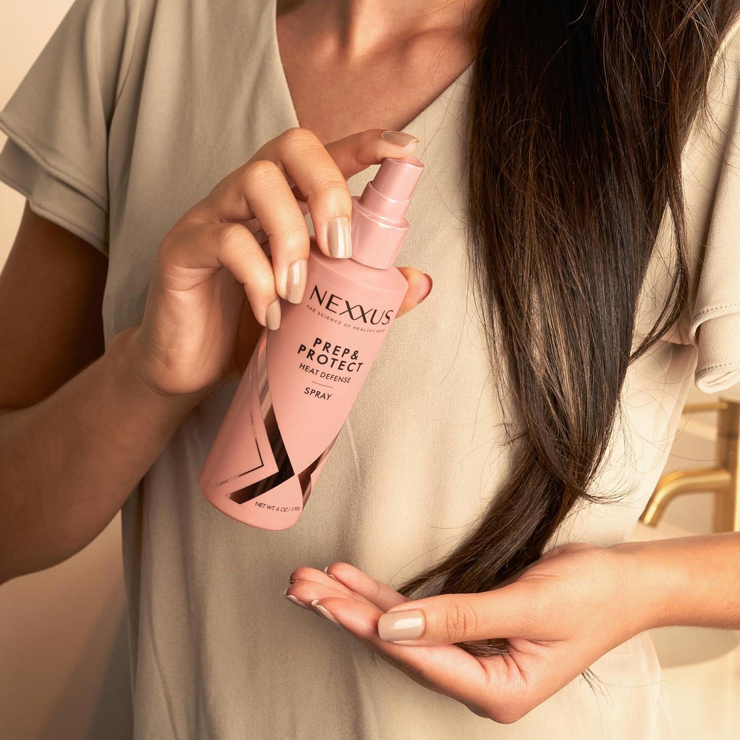 image:imageNexxus Styling Heat Protectant Nourishing Prep amp Protect Heat Defense Spray Heat Protection Spray Powered by Styleprotect Technology 6 ozSpray