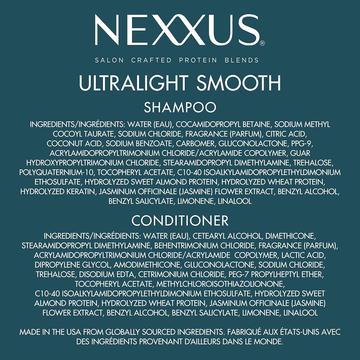image:imageNexxus Ultralight Weightless Shampoo amp Conditioner for Dry Frizzy Hair Smooth Treatment to Block Out Frizz 135 oz Pack of 2