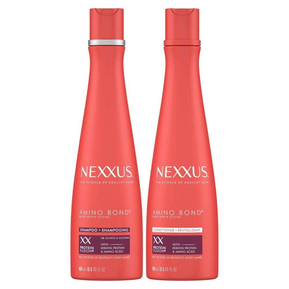 image:imageNexxus Bond Repair Shampoo amp Conditioner Bundle Amino Bond 2 Pack for All Types of Damaged Hair with Keratin Protein and Amino Acids 135 ozAmino Bond