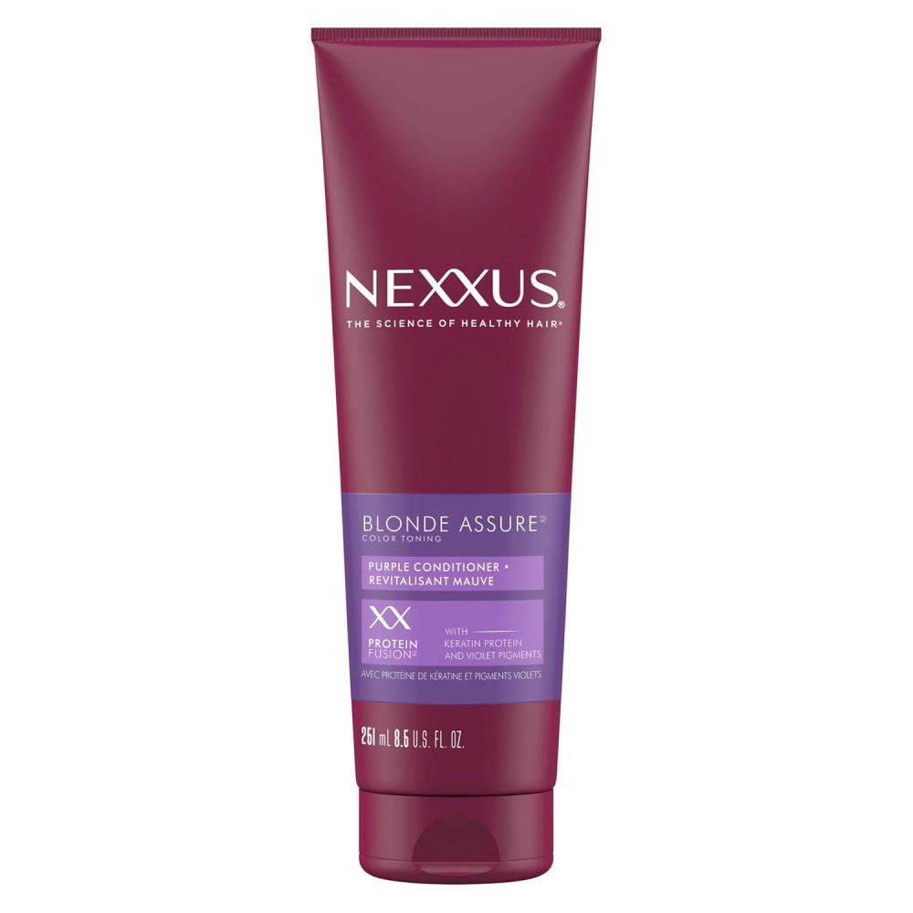 image:imageNexxus Hair Color Blonde Assure Purple Conditioner Keratin For Blonde and Bleached Hair Color 85 oz