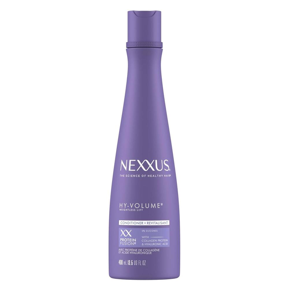 image:imageNexxus HyVolume Weightless Lift Conditioner Protein Fusion with Collagen Protein amp Hyaluronic Acid For Flat amp Limp Hair for 48 Hours of Volume 135 Fl Oz