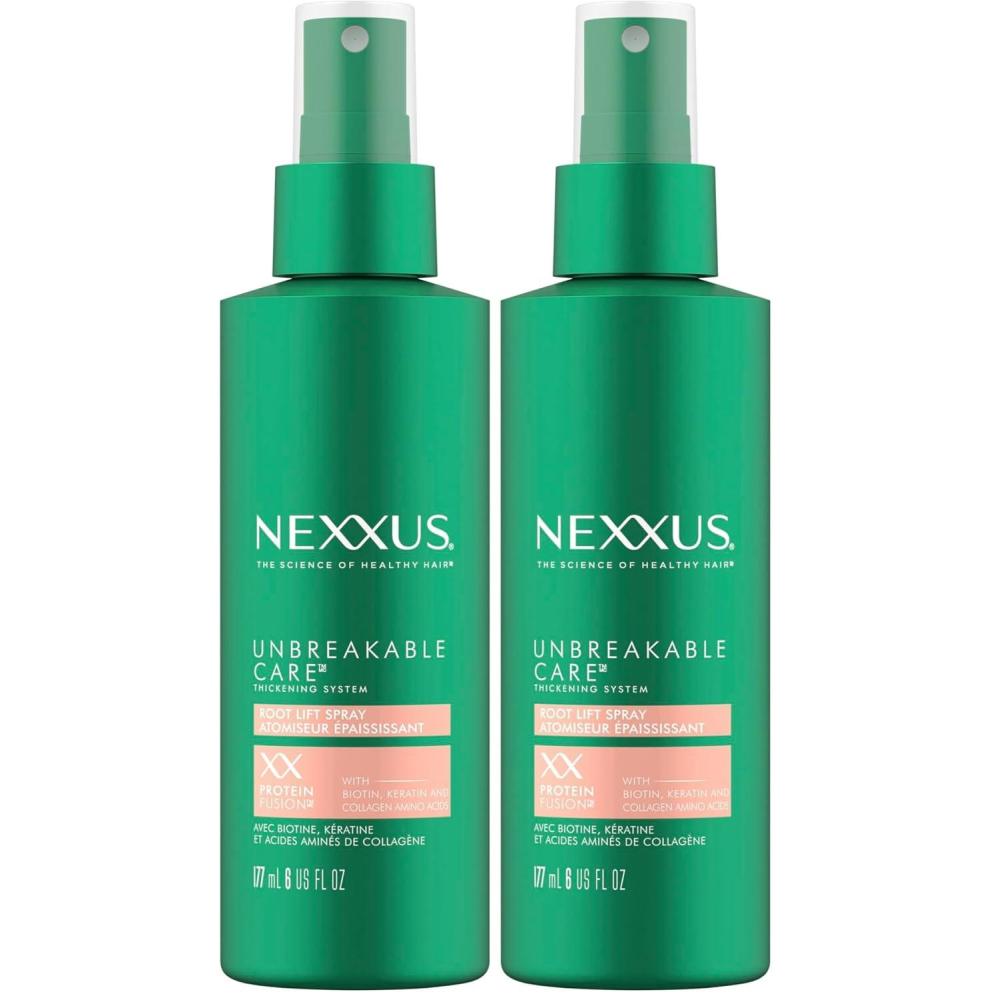 image:imageNexxus Root Lift Thickening Spray Unbreakable Care with ProteinFusion Blend of Biotin Keratin amp Collagen Amino Acids 6 oz6 Fl Oz Pack of 2
