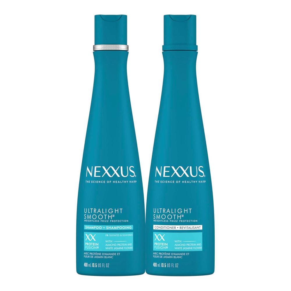 image:imageNexxus Ultralight Weightless Shampoo amp Conditioner for Dry Frizzy Hair  Smooth Treatment to Block Out Frizz 135 oz Pack of 2