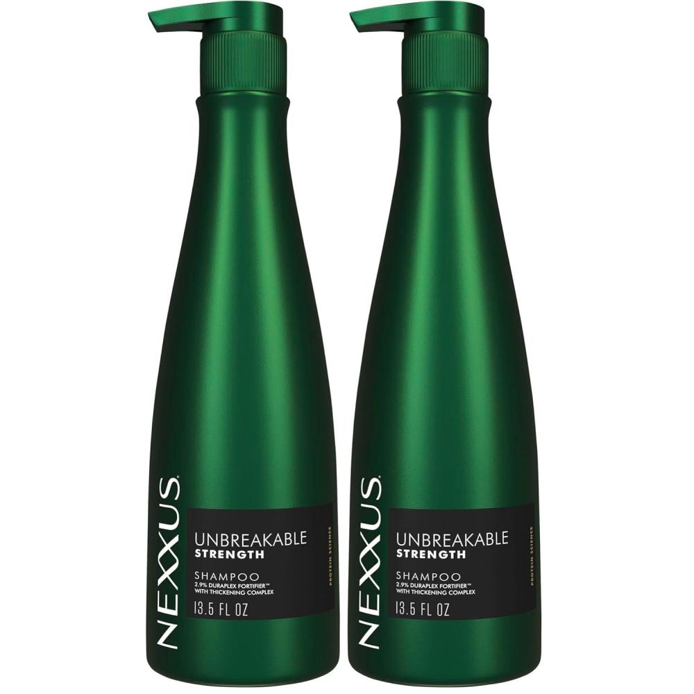 image:imageNexxus Unbreakable Anti Breakage Shampoo for Strengthening for Fine and Thin Hair Hair Care Powered by Duraplex Fortifier Technology with Thickening Complex 135135 Fl Oz Pack of 2