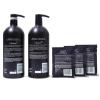 Nexxus Keraphix Shampoo and Conditioner – Damaged Hair Treatment System with Keratin Protein and Black Rice, 2 Count & 3 Repair Masks Treatment, 33.8 oz, 1.5 oz, 3 Count, 5 Count ( Pack of 1)