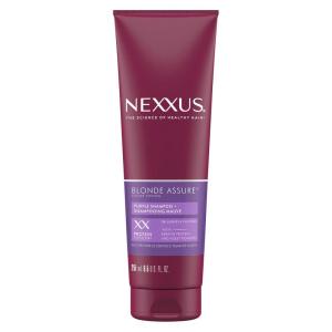 Nexxus Blonde Assure Purple Shampoo, For Blonde Hair Color Care Shampoo, Keratin Protein 8.5 oz(8.5 Fl Oz (Pack of 1))