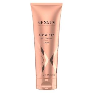 Nexxus Blow Dry Cream Frizz Control for Weightless Style & Volume, with StyleProtect Technology 6 oz(6 Fl Oz (Pack of 1))