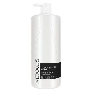 Nexxus Clean & Pure Conditioner for Professional-Level Hair Care Powered by Clarifix Balancer Technology with Lactic Acid 33.8 oz(Clean)