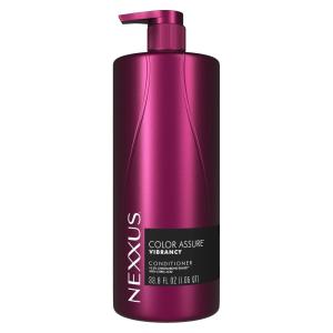 Nexxus Color Assure Conditioner for Vibrancy for Color Treated Hair Powered by Chromabond Sealer with Citric Acid 33.8 oz(Fragranced)