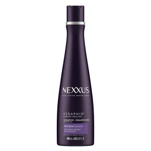 Nexxus Keraphix Shampoo for Damage Repair for Damaged Hair Powered by KRT Keratin Resistance Therapy with Liquid Crystal Amino Acids 33.8 oz(Keratin Protein and Black Rice)
