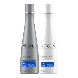 Nexxus Shampoo and Conditioner Therappe Humectress 2 Count for Dry Hair Silicone-Free, Moisturizing Caviar Complex and Elastin Protein for thicker and stronger hair 33.8 oz(Fragranced)