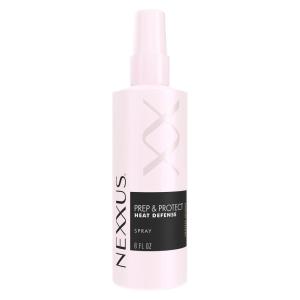 Nexxus Styling Heat Protectant Nourishing Prep & Protect Heat Defense Spray Heat Protection Spray Powered by Styleprotect Technology 6 oz(Spray)