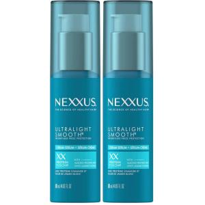 Nexxus Ultralight Smooth Frizz Defy Cream Serum for Frizzy and Dry Hair 4 fl oz(3.9 Fl Oz (Pack of 2))