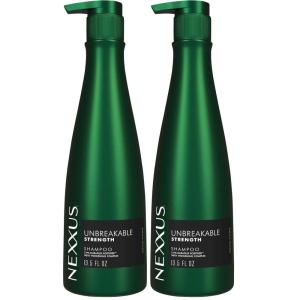 Nexxus Unbreakable Anti Breakage Shampoo for Strengthening for Fine and Thin Hair Hair Care Powered by Duraplex Fortifier Technology with Thickening Complex 13.5(13.5 Fl Oz (Pack of 2))